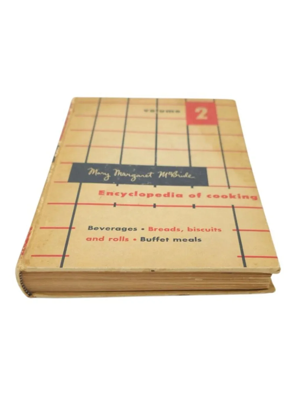 Mary Margaret McBride Encyclopedia of Cooking Volume 2 Vintage 1958 Cookbook HC